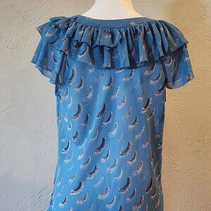 She Said Sheer Blouse